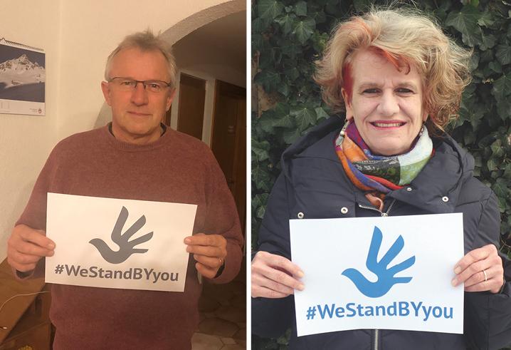 Abgeordnete aus Großbritannien und der Schweiz übernehmen Patenschaften für Ryhor Hunko, Illia Trakhtenberg und Kseniya Lutskina