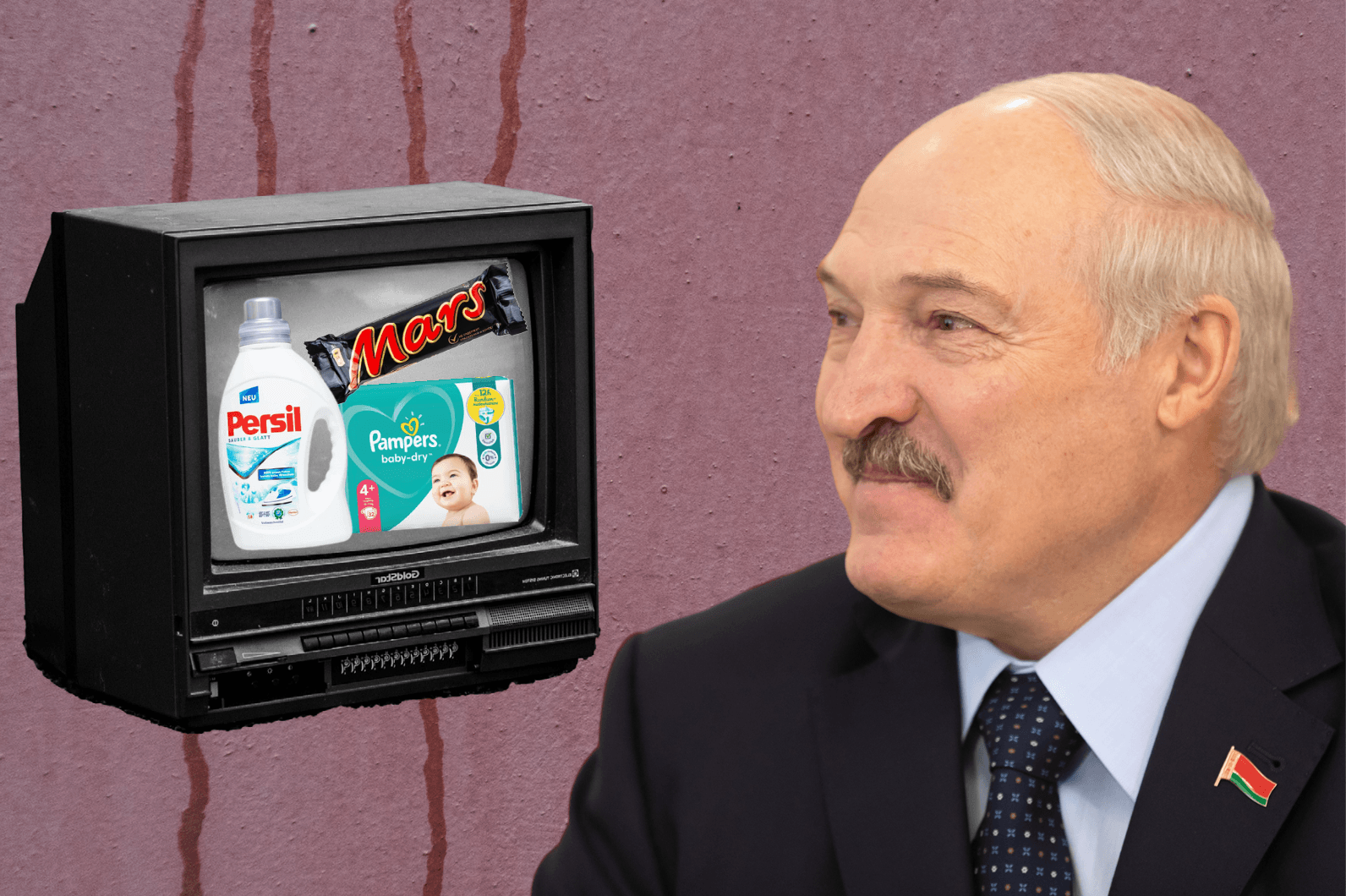 Westliche Unternehmen werben weiterhin intensiv auf Lukaschenkos TV-Sendern