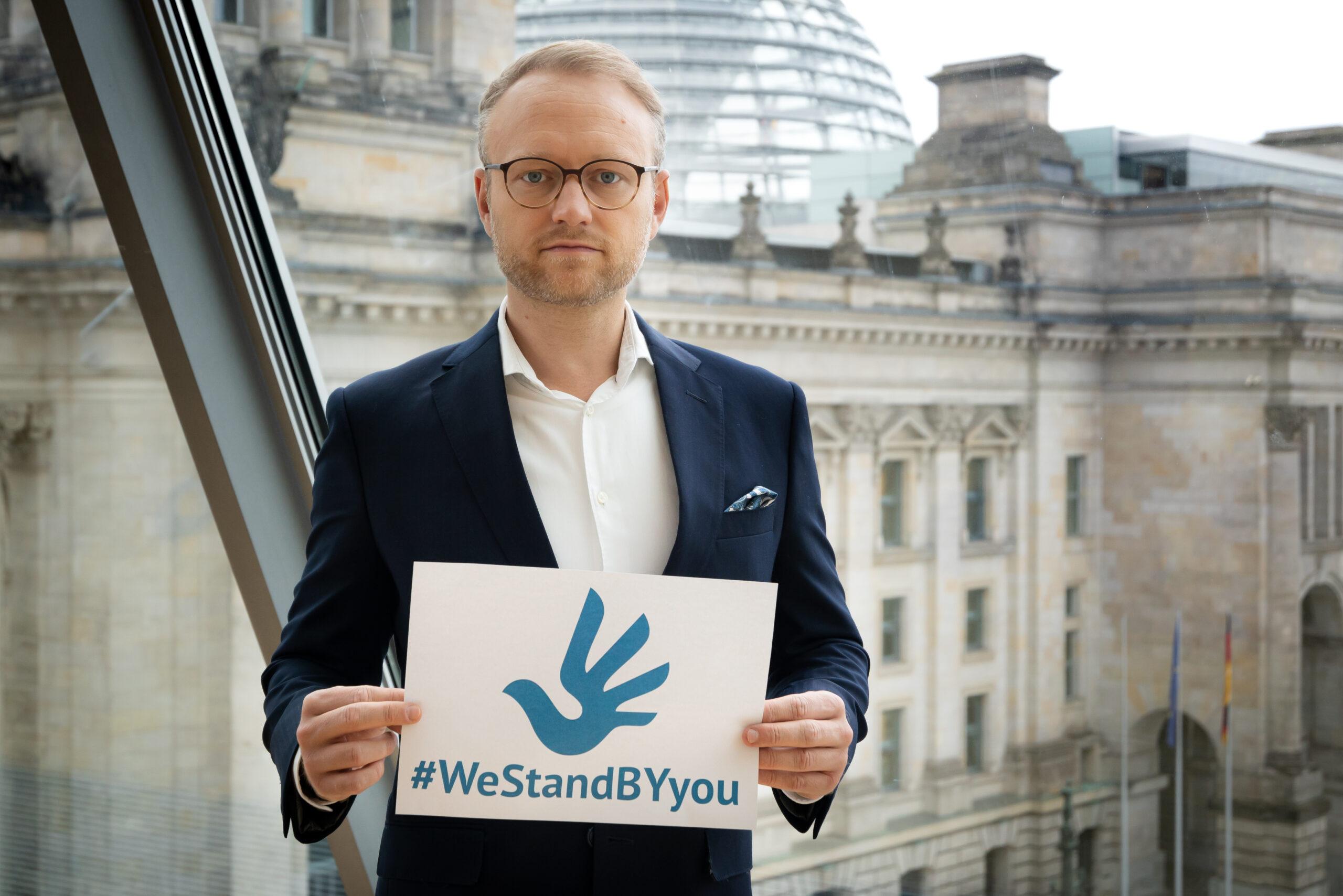 Abgeordnete aus Deutschland übernehmen Patenschaften für Yury Kuzmich, Yahor Martsinovich und Aliaksandr Daineka