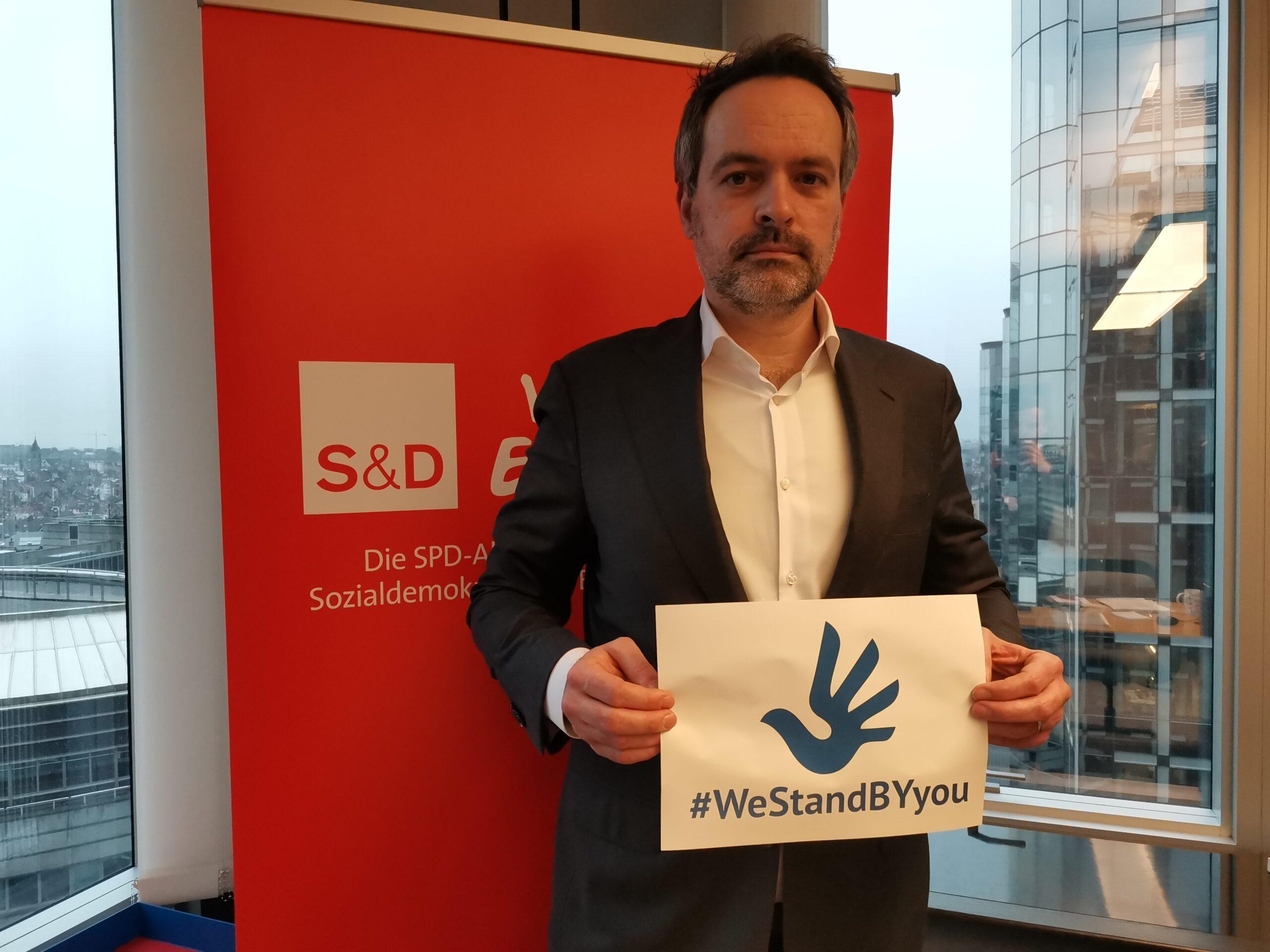 Abgeordnete aus Deutschland und Polen übernehmen Patenschaften für Aliaksandr Ahraitsovich, Yuliya Syrykh und Safiya Malashevich