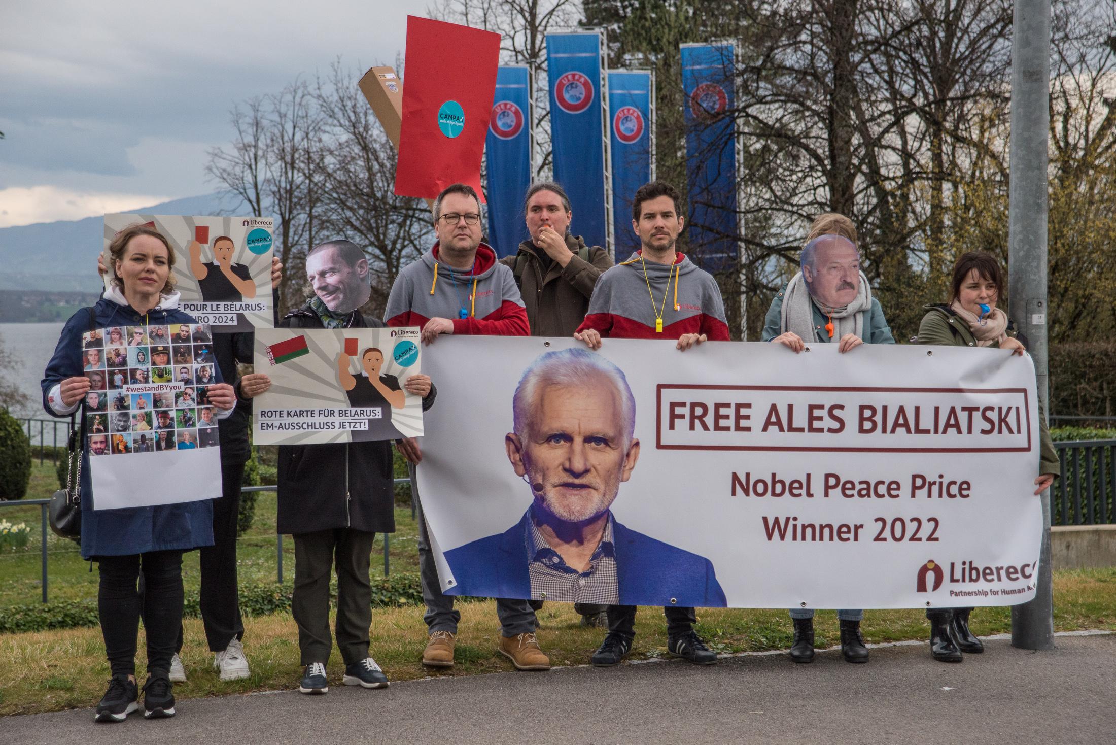 17,500 signatures handed over to UEFA, demanding Belarus to be excluded from EURO 2024