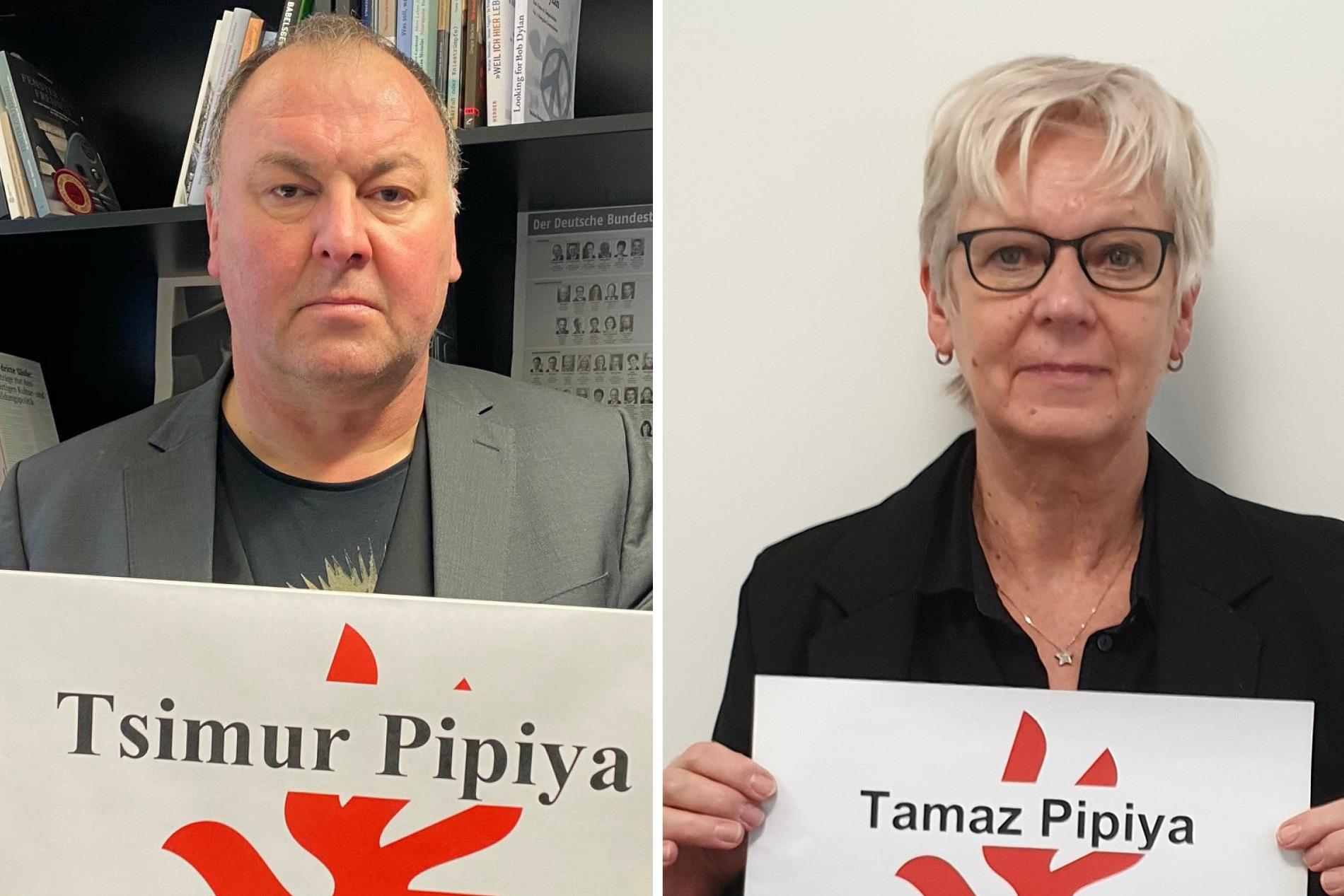 Members of German Bundestag take over godparenthood for Tsimur Pipiya, Tamaz Pipiya and Artsiom Vinakurau