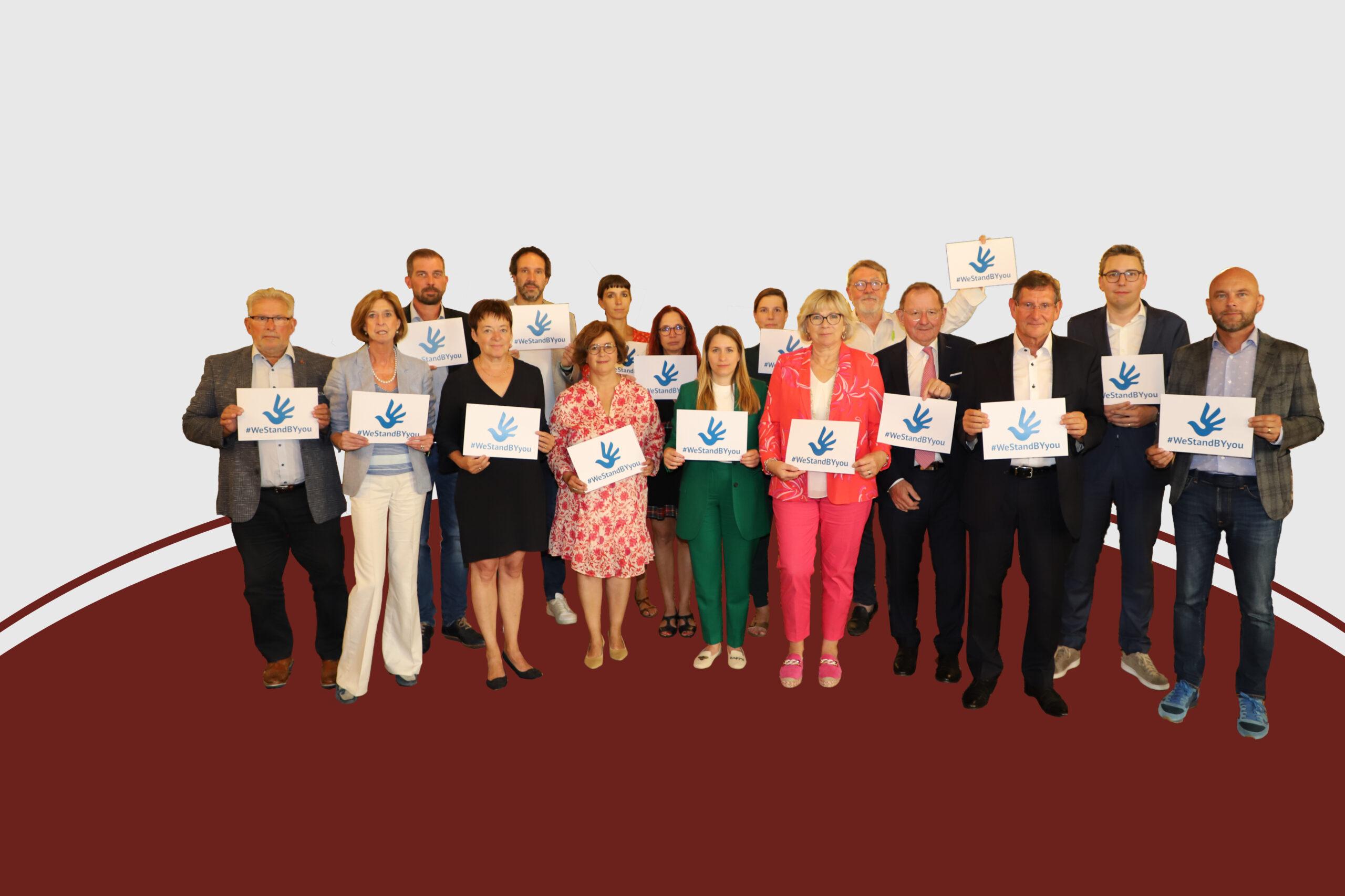 16 Members of the Luxembourg Parliament become godparents of political prisoners in Belarus